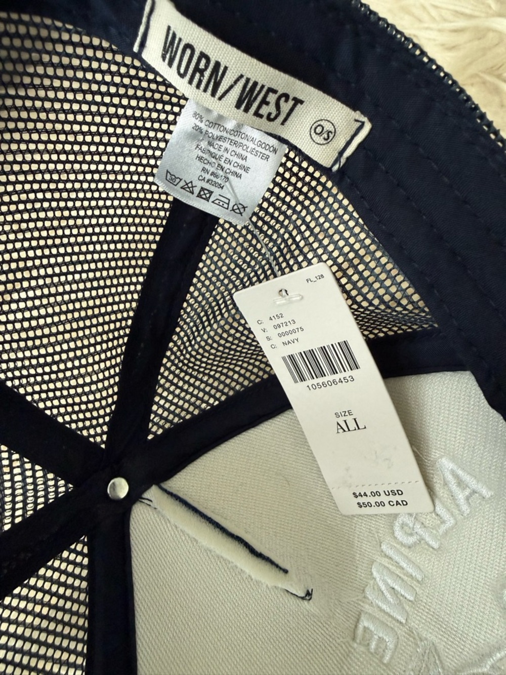 Anthropologie Worn/West Winter Trucker Hat - Picture 7 of 7
